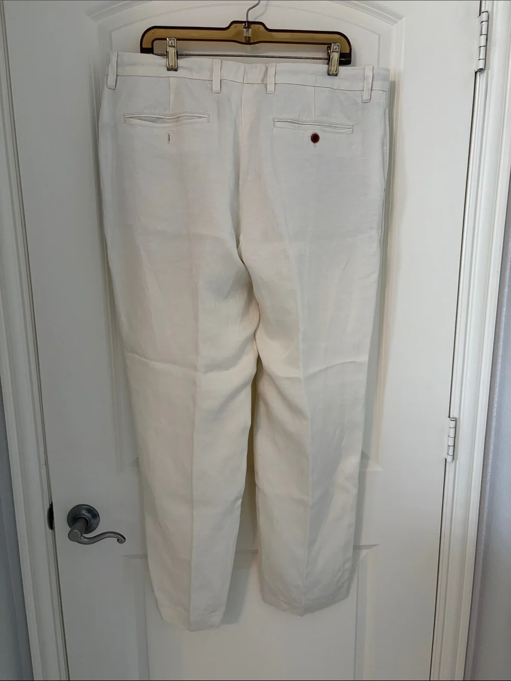 Tommy Bahama Cream Men's Linen-Blend Chinos